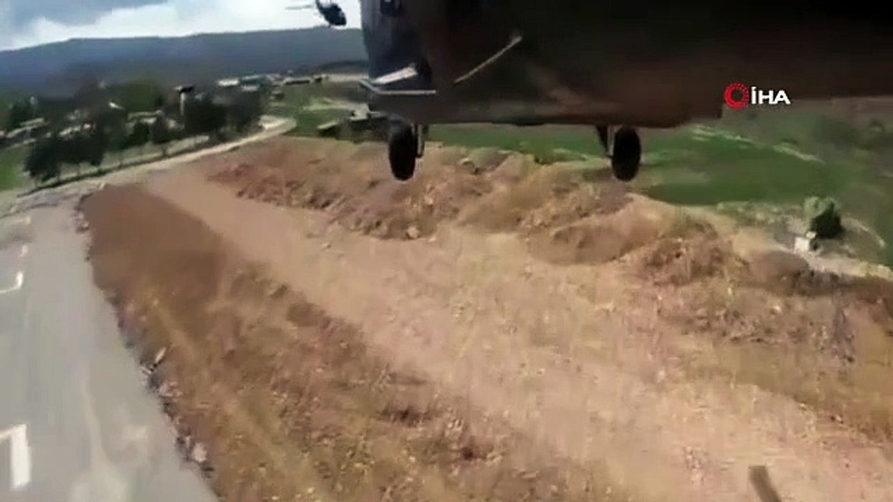 Ministre de l'Intérieur Yerlikaya : ＂ Les grottes et les abris préparés par les terroristes de l'Organisation Terroriste Séparatiste pour s'abriter pendant les mois d'hiver dans la campagne...