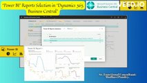Power BI Reports for Displaying List Data from Dynamics 365 Business Central | Power Bi D365bc Dashboard !