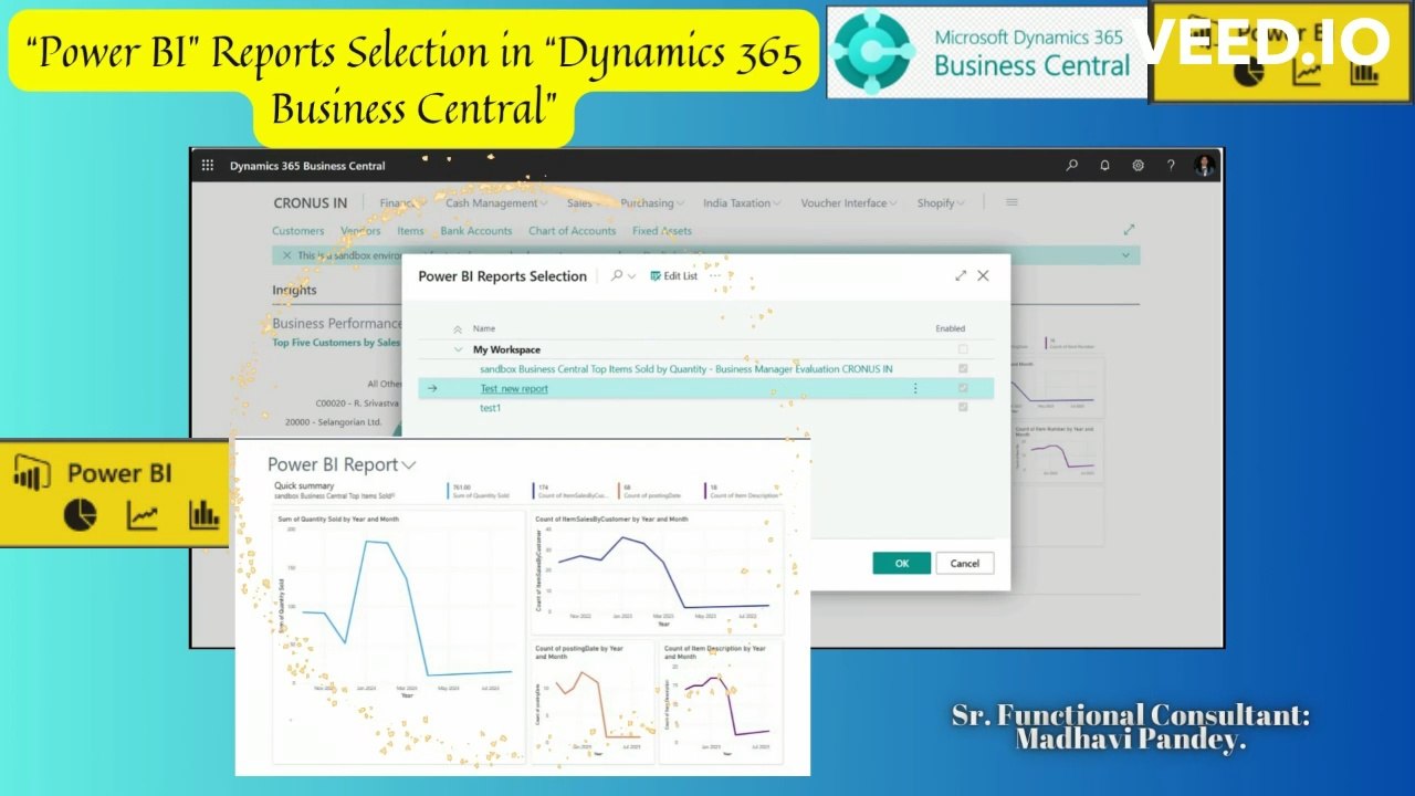 Power BI Reports for Displaying List Data from Dynamics 365 Business ...