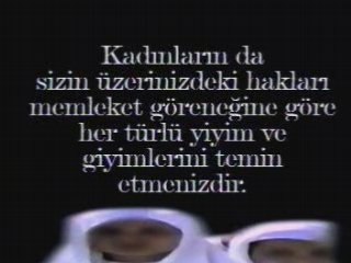Vedahutbesi turkçe (sermon du Prophète en turc)