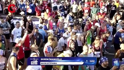 45. İstanbul Maratonu nedeniyle 15 Temmuz Şehitler Köprüsü trafiğe kapatıldı