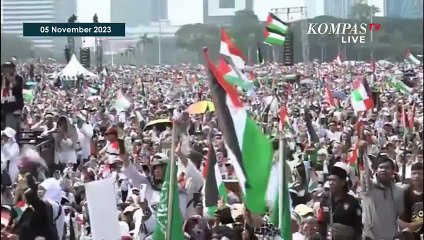 Bergemuruh! Momen Anies Pimpin Yel-Yel: Free, Free Palestine!