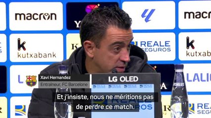 12e j. - Xavi ne digère toujours pas le Clásico : "Nous ne méritions pas de perdre ce match"