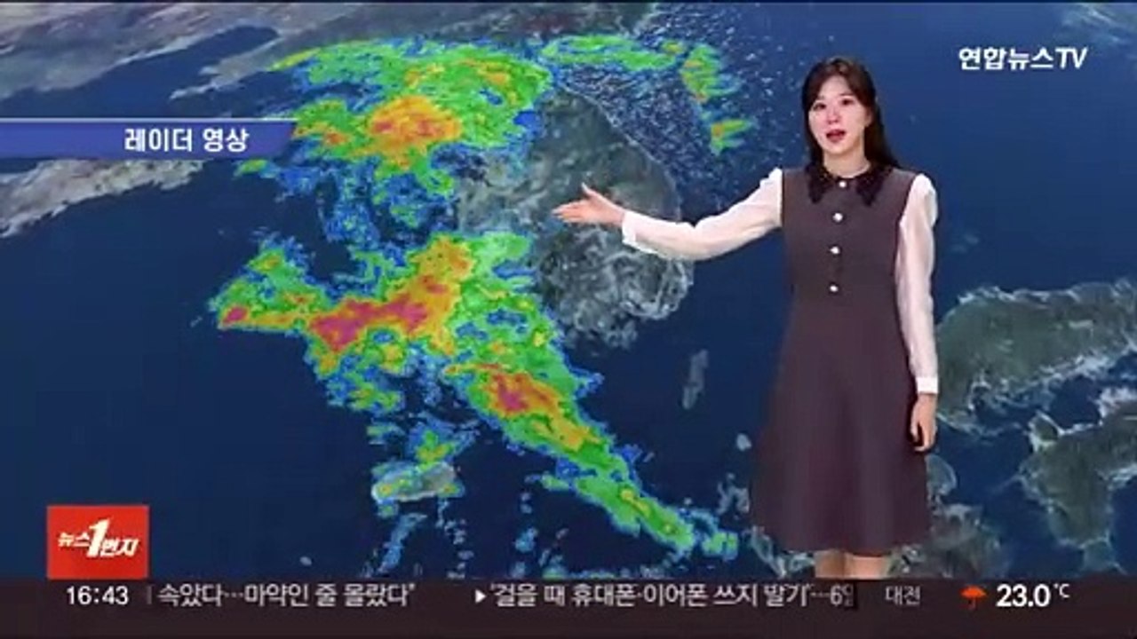[날씨] 점차 빗줄기 굵어져…밤부터 집중호우, 중부 최대 100㎜↑ 비