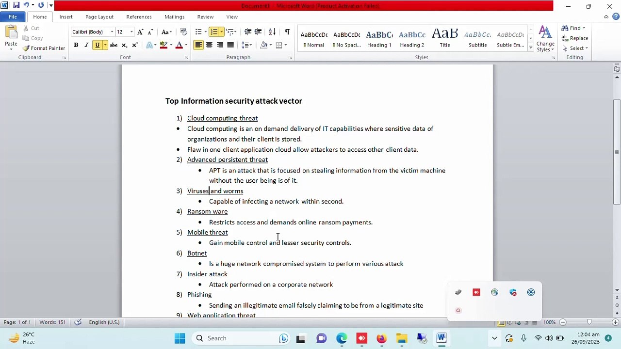 Top Information security attack vector 2