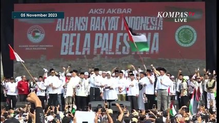 Download Video: Orasi Anies Baswedan di Aksi Bela Palestina Lintas Agama di Monas: Free Palestine!