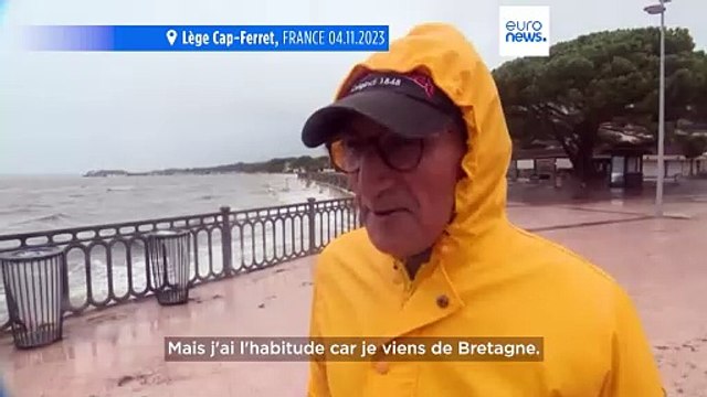 La tempête Domingos, a priori moins sévère que Ciaran, s'abat sur la France