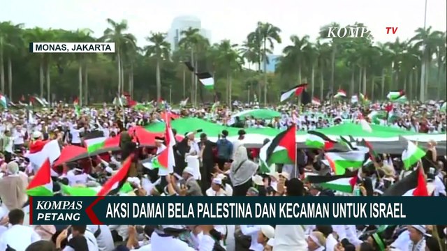 Di Depan Ribuan Massa Aksi Bela Palestina, Menlu Bacakan Puisi Palestina Sudaraku!