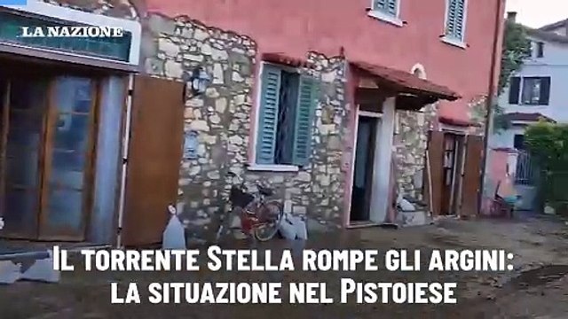 Il torrente Stella rompe gli argini: la situazione nel Pistoiese