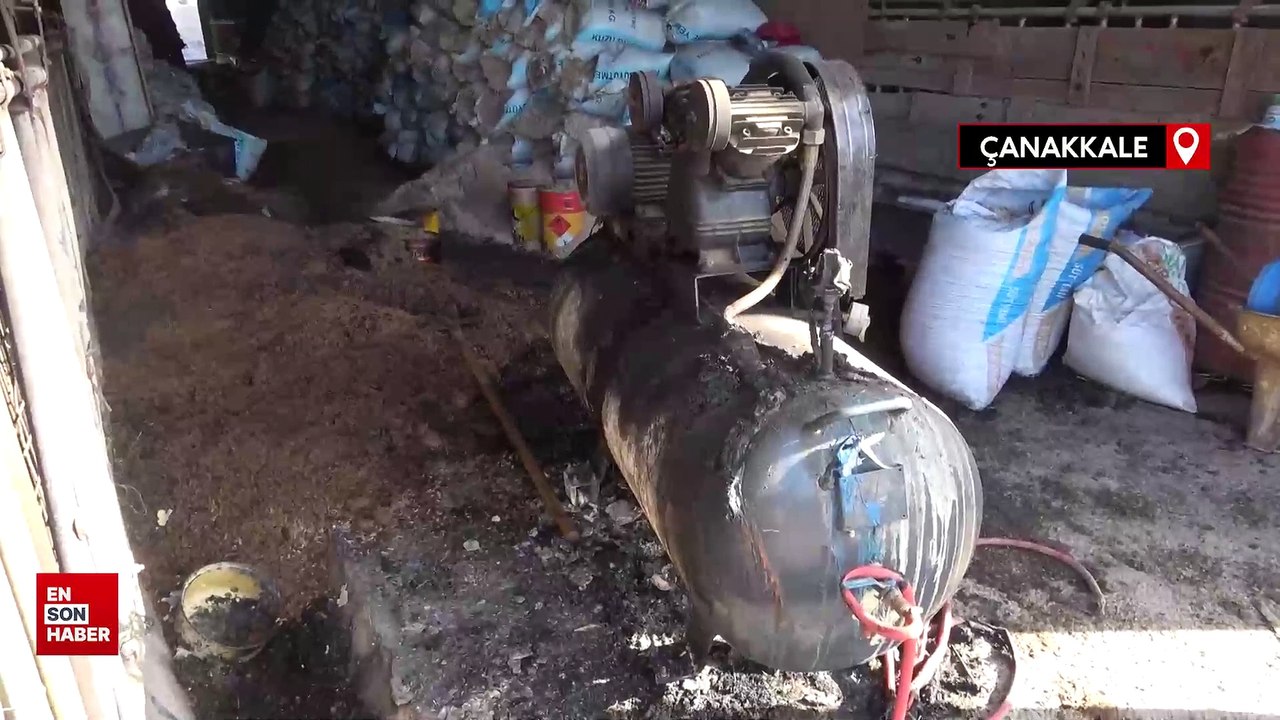 Çanakkale'deki orman yangınında soğutma çalışmaları sürüyor