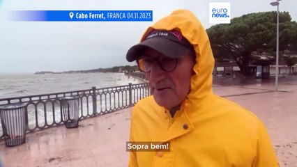 Tempestade "Ciarán" deixa 160 mil sem luz em França e "Domingos" ameaça Itália