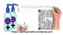 GARLIC PARADISE: Step by Step Guide to Homemade Garlic Hand and Surface Sanitizer.