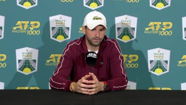 Rolex Paris Masters 2023 - Grigor Dimitrov : “I live in the moment. Lately, the road has been strewn with pitfalls, but each victory means more and more to me”