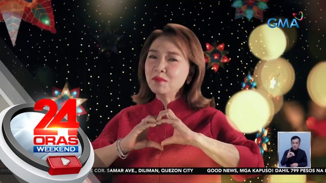 Feeling Blessed ngayong Pasko , tema ng 2023 Christmas Station ID ng GMA | 24 Oras Weekend