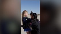 Space researcher shares sweet moment she’s reunited with daughter after Virgin Galactic flight