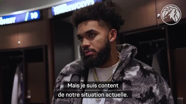 Timberwolves - Towns : Je suis content de notre situation actuelle