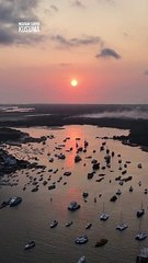 Satu Sisi Keindahan Sunset Di Pulau Serangan Bali