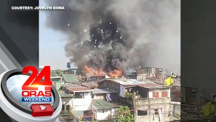 10 Sugatan nang matupok ang 'di bababa sa 20 bahay sa Brgy. Apolonio Samson, Quezon City | 24 Oras Weekend