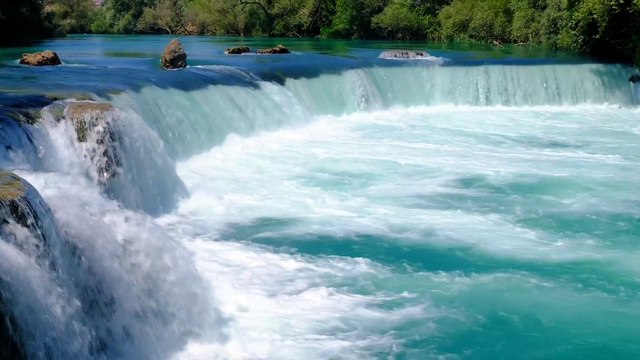 waterfalls River natural view