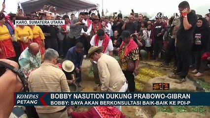 Blak-blakan Dukung Prabowo-Gibran, Bobby: Saya akan Berkonsultasi Baik-Baik ke PDIP