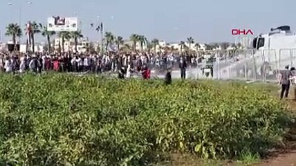 İncirlik Hava Üssü önündeki İHH eylemine polis müdahalesi