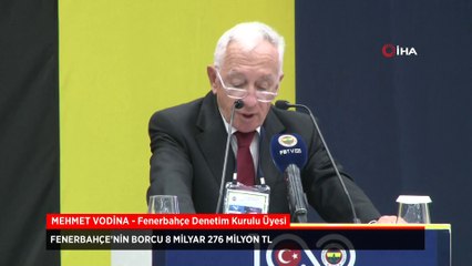 Fenerbahçe'nin borcu 8 milyar 276 milyon TL olarak açıklandı