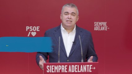 Santos Cerdán: "Los resultados de la consulta son contundentes: más del 87% ha dicho sí, es un aval" para Sánchez