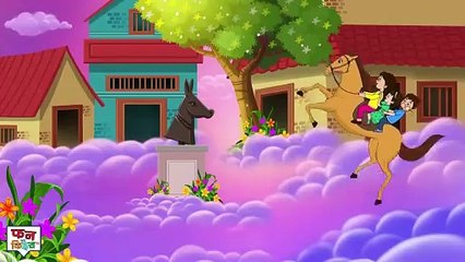 Lakdi Ki Kathi Kathi Pe Ghoda Song (लकड़ी की काठी, काठी पे घोड़ा) Fun For Kids TV Hindi