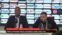 Adana Demirspor Teknik Direktörü Patrick Kluivert: Sonuçtan memnun değilim