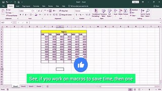 Generate Macros in Excel by ShaguftaAli