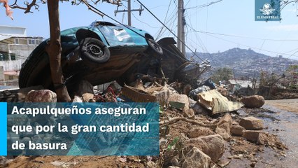 Acapulco se llena de basura tras el paso de Otis; ya provoca problemas de salud entre los habitante