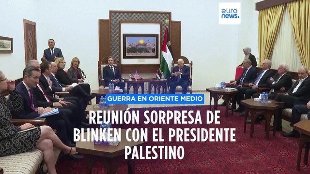 Ante Blinken, Abás denuncia el genocidio perpetrado por Israel en Gaza
