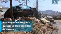 Acapulco se llena de basura tras el paso de Otis; ya provoca problemas de salud entre los habitante