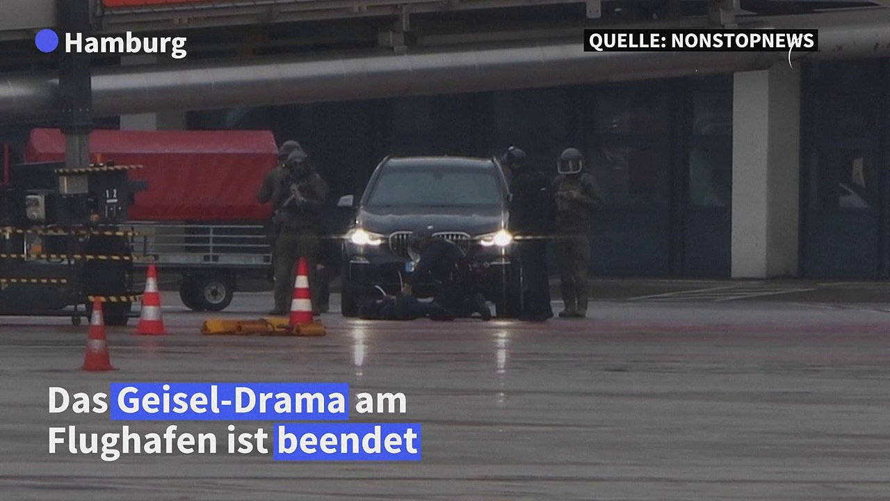 Geiselnehmer von Hamburg lässt sich festnehmen
