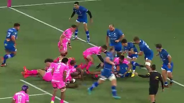 TOP 14 - Essai de Pierre-Henri AZAGOH (SFP) - Stade Français Paris - Castres Olympique - Saison 2023-2024
