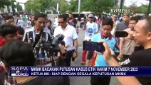 MKMK Bacakan Putusan Kasus Pelanggaran Kode Etik Hakim MK 7 November 2023