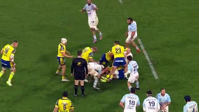 TOP 14 - Essai de Alivereti RAKA 2 (ASM) - ASM Clermont - Aviron Bayonnais - Saison 2023-2024