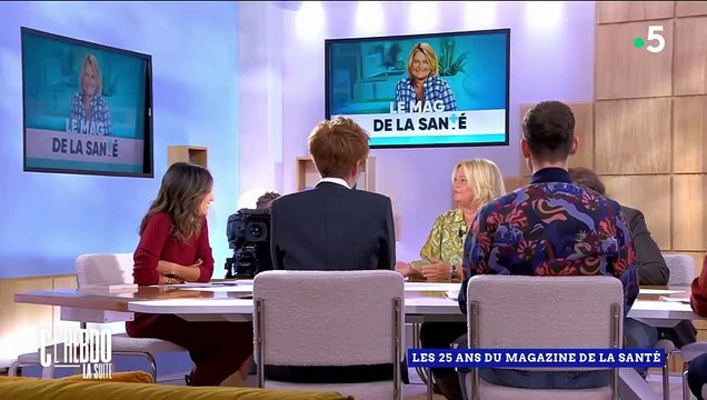 Marina Carrère d'Encausse évoque l'arrêt annoncé du Magazine de la Santé sur France 5 dans l'émission C L'Hebdo.
