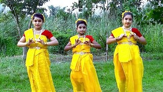 Aaj Dhaner Khete | Sraboni Sen | Srishti Dancers Guild #shorts #aajdhanerkehete #rabindrasangeet #dance #trending #viral