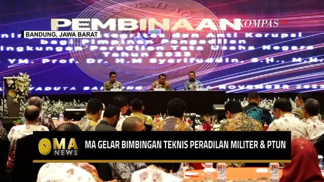 MA Gelar Bimbingan Teknis Peradilan Militer dan PTUN