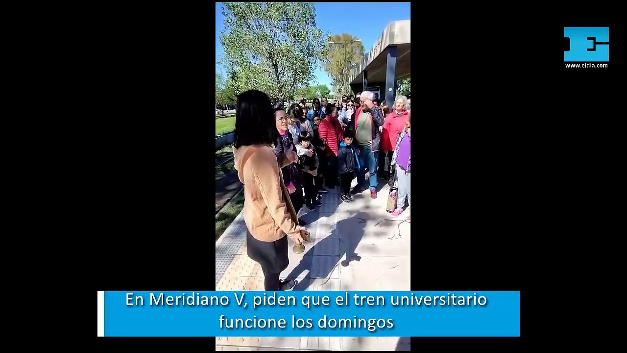En Meridiano V piden que el tren también llegue sábados a la tarde y domingo
