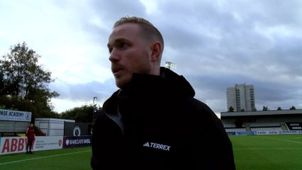 Jonas reacts to todays 2-1 win over Man City