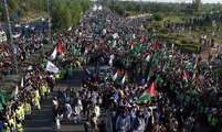 İslamabad'da İsrail'in Gazze Şeridi'ne yönelik saldırılar protesto edildi