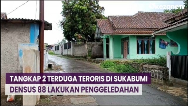Tangkap 2 Terduga Teroris di Sukabumi, Densus 88 Lakukan Penggeledahan