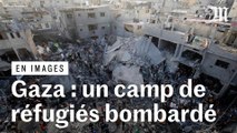 Guerre Israël-Hamas : les images du camp de réfugiés Al-Maghazi après les bombardements