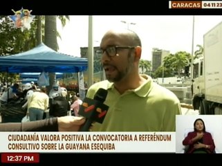 Caracas | Ciudadanos están de acuerdo en participar en el referéndum consultivo sobre el Esequibo