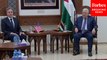Secretary Of State Antony Blinken Meets With Palestinian Authority President Mahmoud Abbas In The West Bank