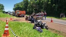 Oficial do Corpo de Bombeiros dá detalhes sobre quadro das vítimas envolvidas em grave acidente na BR-277