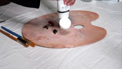 Arabic Calligraphy on Canvas - Easy Painting Tutorial - Kun Faya Kun - Qalbcalligraphy