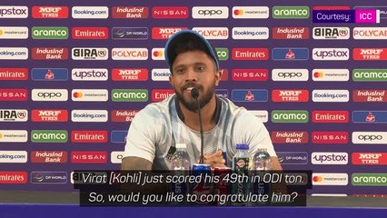 Why would I congratulate Virat Kohli? - Mendis